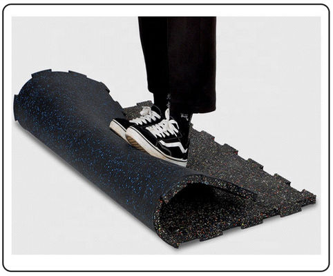 Modern Design Gym Rubber vloermat voor Everjade Indoor 20mm Rubber vloerbedekking