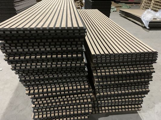 Studio kantoor geluidsisolatie akoestisch wandpaneel met MDF PET polyestervezelmateriaal