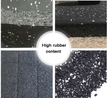 Modern Design Gym Rubber vloermat voor Everjade Indoor 20mm Rubber vloerbedekking