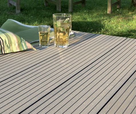 WPC-dekplaat met accessoires glad / geïmprimeerd 12 kleurenkeuzes