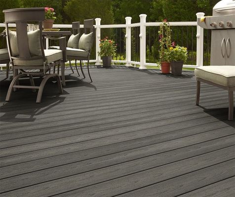 Dubbele oppervlaktebehandeling WPC-dek 18 mm boven de dikte voor parkbalkon tuin