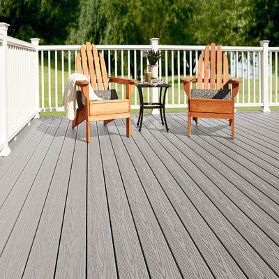 Dubbele oppervlaktebehandeling WPC-dek 18 mm boven de dikte voor parkbalkon tuin