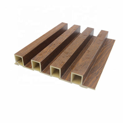 Andere wandplaten PVC wanddecoratie interieur Slat WPC wandpaneel met aangepaste grootte 192 * 11mm