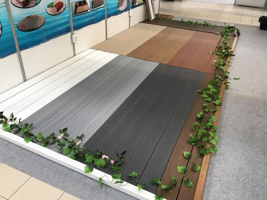 OEM recyclebaar WPC 3D geïmprimeerd terras voor duurzame tuin