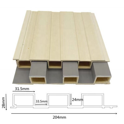 Gepersonaliseerde grootte PWC wandpaneel Plastic Sheet de PVC Efecto Madera voor SPC wandpaneel