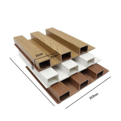 Gepersonaliseerde grootte PWC wandpaneel Plastic Sheet de PVC Efecto Madera voor SPC wandpaneel