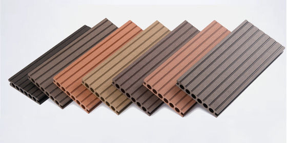 Moderne ontwerp stijl gegroeveerde Envision Composite houten dekplaten met gekleurde prijzen