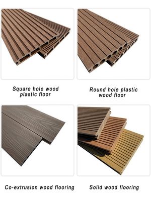Moderne ontwerp stijl gegroeveerde Envision Composite houten dekplaten met gekleurde prijzen