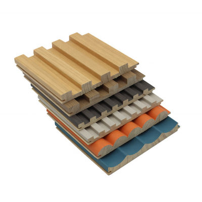 Vinyl bekleding wandpaneel Houten graan PVC WPC wandpaneel voor modern thuis kantoor