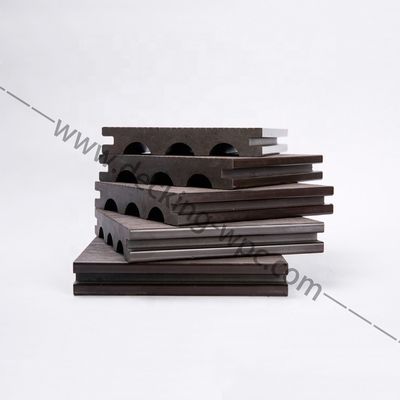 Parkeffeningoplossing Co-extrusie WPC Plastic Houten vloer met en 1,3%-1,4% Dichtheid