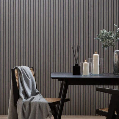 Tech Oak Walnut Houten Veneer Hout PET Geluidsabsorberende Wandpanelen Hout Slat akoestisch paneel