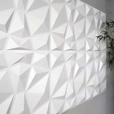 2023 Hoogglanzend PVC 3D wandpaneel voor luxe woonkamer TV achtergrond bij Direct