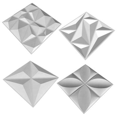3D-relief Hoogte 22 mm Hoogglanzend Schil en Stick PVC Muurkunstpaneel voor Sofa Achtergrond