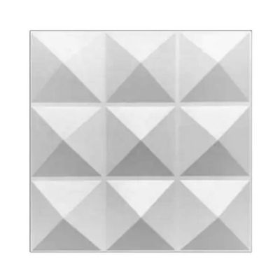 3D-relief Hoogte 22 mm Hoogglanzend Schil en Stick PVC Muurkunstpaneel voor Sofa Achtergrond