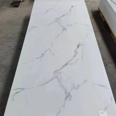 Custom Black 3D Printing PVC Marmer UV Plaat voor Moderne Kunst Panelen Wand Decor Interieur
