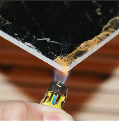 Custom Black 3D Printing PVC Marmer UV Plaat voor Moderne Kunst Panelen Wand Decor Interieur
