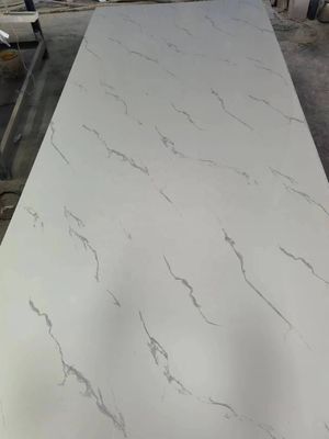 Waterdicht hoogglanzend PVC wandpaneel kunststeen UV marmeren fineer voor huishouden